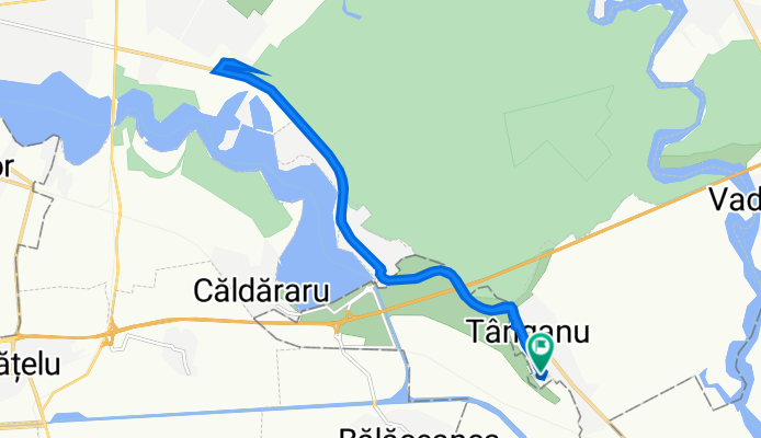 Str. George Coșbuc 6, Tânganu to Str. George Coșbuc 6, Tânganu