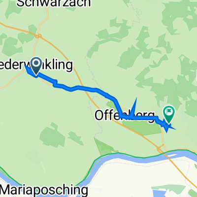 Moosbügelstraße, Niederwinkling nach Moosgasse 20, Offenberg