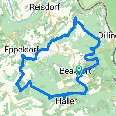 Beaufort-Haller-Eppeldorf-Bigelbach 22km