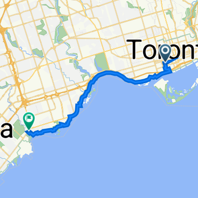 42 Mercer St, Toronto to 91–99 41st St, Toronto