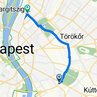 Könyves Kálmán körút 13., Budapest to Dózsa György út 65., Budapest