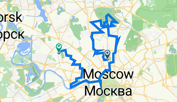 От Суворовская площадь 2 строение 1, Москва до улица Зорге 24, Москва