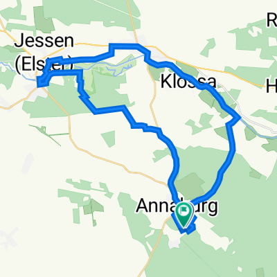 Am Stadion 22, Annaburg nach Am Stadion 3, Annaburg