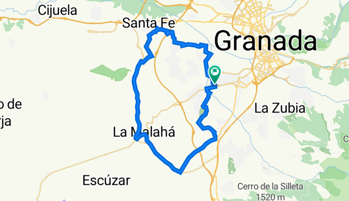 De Calle Santa Isabel 50, Las Gabias a Calle Santa Isabel 50, Las Gabias