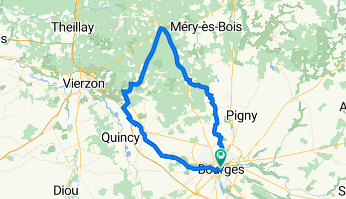 Bourges A/R via Vouzeron