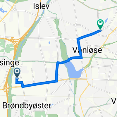 Korsdalsvej, Rødovre nach Bellahøjvej 137, Vanløse