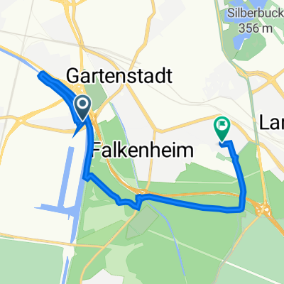 Regenstraße 6, Nürnberg nach Leerstetter Straße 24, Nürnberg