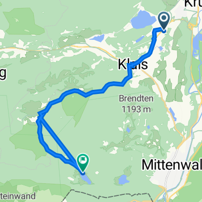 B2, Krün nach Mittenwald