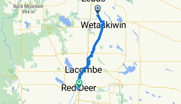 4653 50 St, Millet to 4914 48 Ave, Red Deer