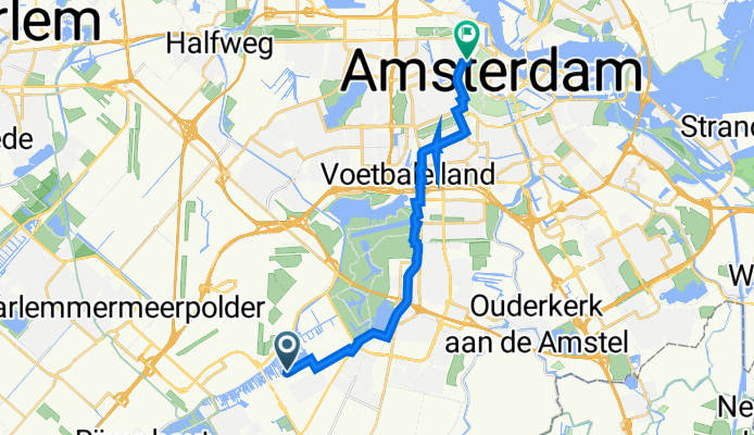Oosteinderweg 272, Aalsmeer naar Westerstraat 191–405, Amsterdam
