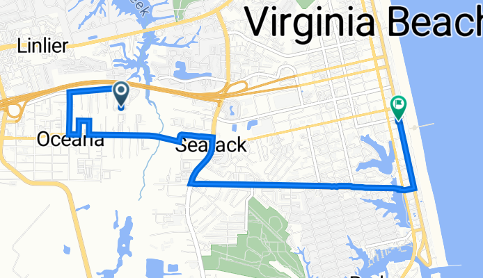 465 Lisa Square, Virginia Beach to 1516 Atlantic Ave, Virginia Beach