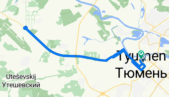 ΡΠ»ΠΈΡΠ° ΠΠ°Π½ΡΠ΅ΡΡΠΈ, 1, Tyumen to ΡΠ»ΠΈΡΠ° ΠΡΠΈΠΏΠ΅Π½ΠΊΠΎ, 2, Tyumen