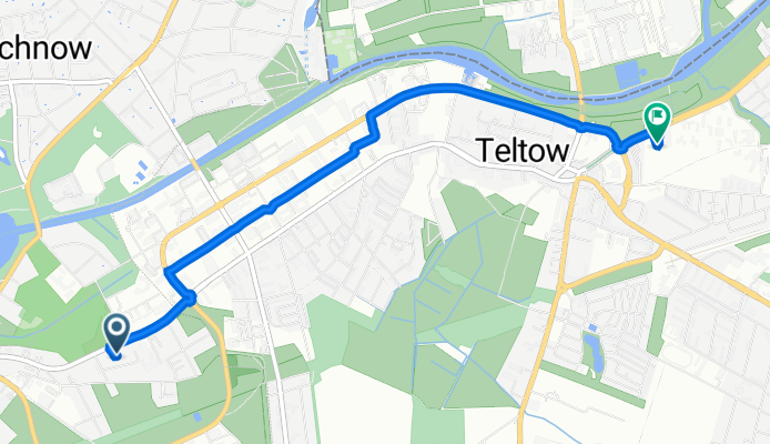 Wilhelm-Külz-Straße 106, Stahnsdorf to Lichterfelder Allee 31A, Teltow