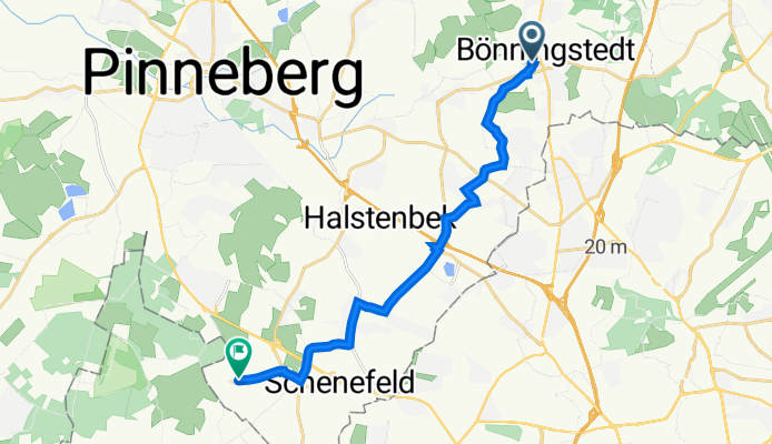 Grellfeldtwiete 24, Bönningstedt nach Seggerweg 32, Schenefeld