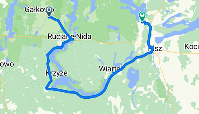 11aUkta-Ruciane Nida -Radweg-Pisz- Karwik