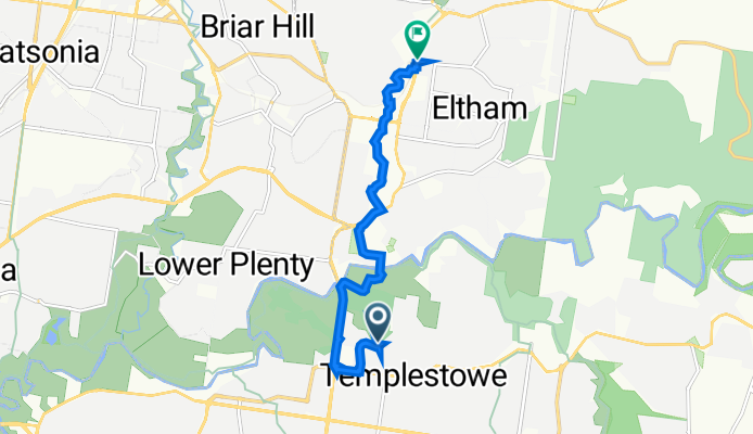 31 Edwin Rd, Templestowe to 1092 Main Rd, Eltham