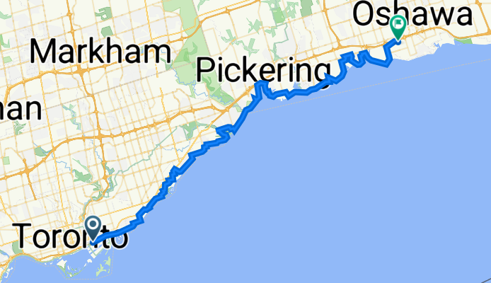 Toronto to Oshawa
