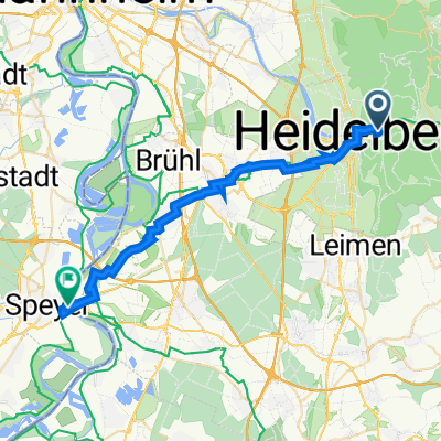 Steingasse 9, Heidelberg nach Leinpfad 1C, Speyer