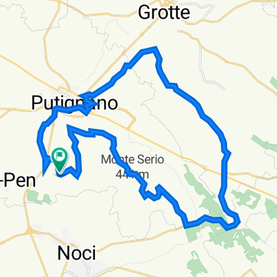 Strada Comunale dalla Russa a Parco Grande 13, Putignano a Strada Comunale Cacariccio 68, Putignano