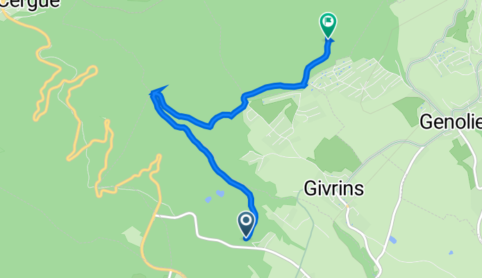 Route de Saint-Cergue, Trélex à Arzier-Le Muids