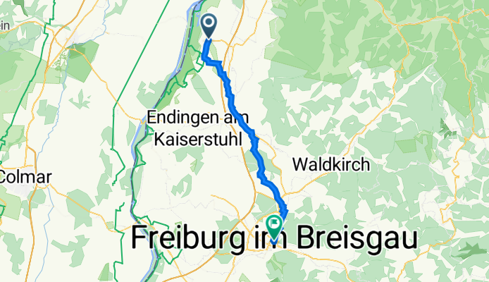 L 104, Rust nach Rathausplatz 4, Freiburg im Breisgau