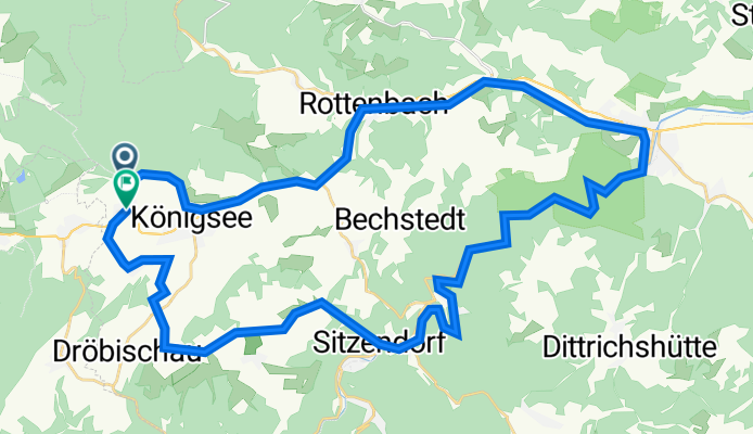 Königsee nach Dörnfeld 30A, Königsee