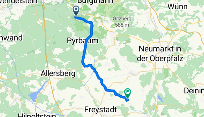 Eichenweg 5, Schwarzenbruck nach Sondersfeld 2, Freystadt