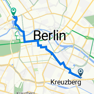 Oranienstraße, Berlin nach Invalidenstraße 51, Berlin