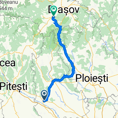 Strada 13 Decembrie 87, Găești to Piața Unirii 13, Râșnov