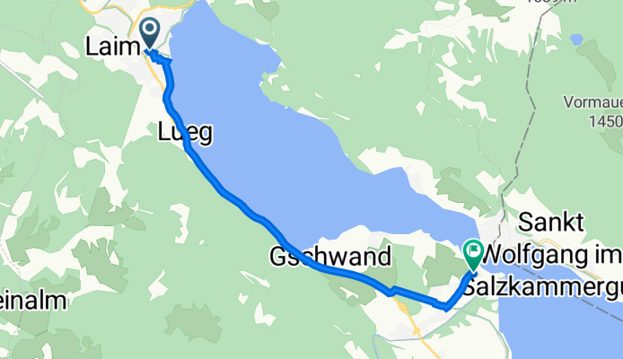 Mozartplatz 3, Sankt Gilgen nach Seestraße 120, Gschwand