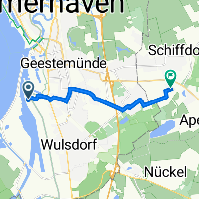 Freiladestraße 1, Bremerhaven nach Eichendorffstraße 4, Schiffdorf