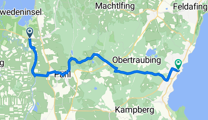 Dießener Straße 6, Pähl nach Hallbergerallee 2, Tutzing