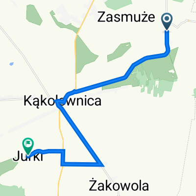 Wygnanka 46, Kąkolewnica do Jurki 25, Kąkolewnica