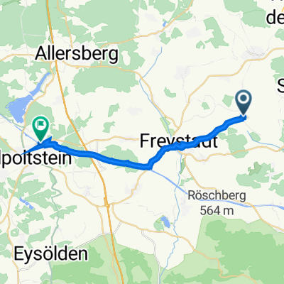 Sondersfeld 3, Freystadt nach Hilpoltstein