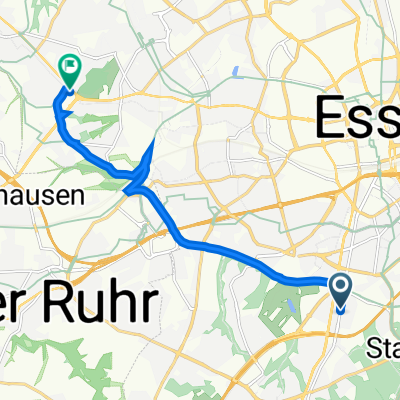 Rüttenscheider Straße 251, Essen nach Bandstraße 22, Essen