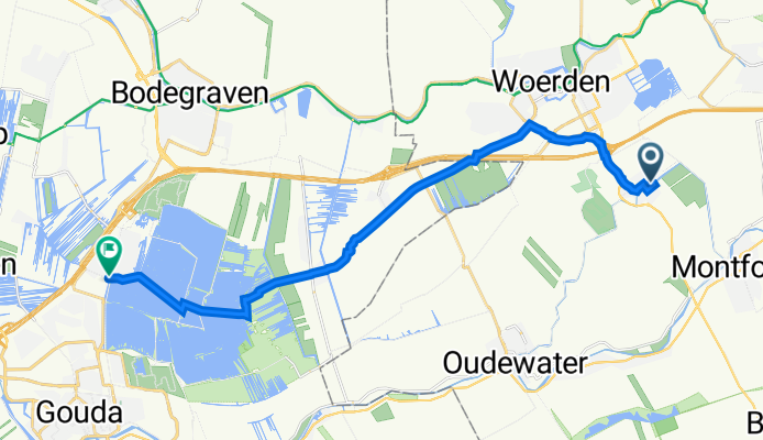 De Beide Vlooswijkenlaan 30, Linschoten naar Nieuwdorperweg 1, Reeuwijk