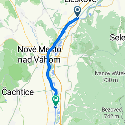 D1, Ivanovce do Cesta bez názvu, Považany