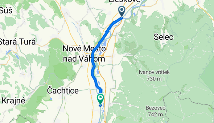 D1, Ivanovce do Cesta bez názvu, Považany