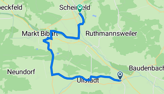 Langenfeld nach Hohlweiler Mühlweg 28, Scheinfeld