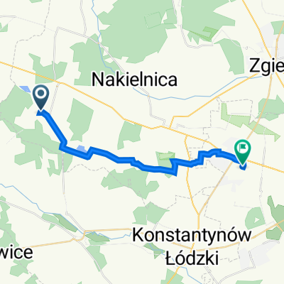 Bełdów 69, Aleksandrów Łódzki do Rydzowa 13, Łódź