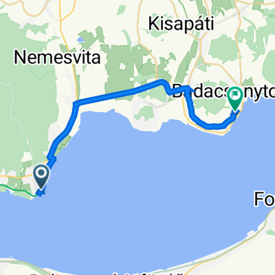Balatongyörök to Füge köz 12., Badacsonytomaj