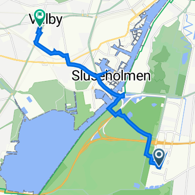 Richard Mortensens Vej 27L, København to Montagehalsvej 26, København