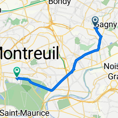 1 Impasse des Chênes Verts, Villemomble à 42 Avenue de Paris, Vincennes