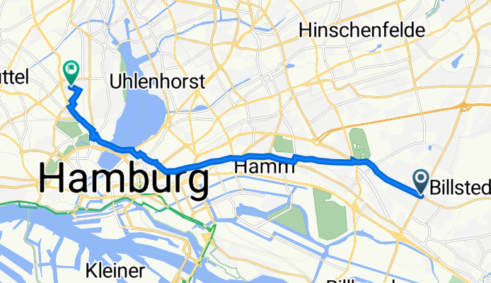 Schiffbeker Weg 84, Hamburg nach Rutschbahn 18, Hamburg