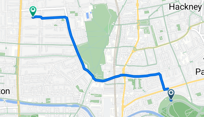 6–10 Gore Road, London to 92 Lenthall Road, London