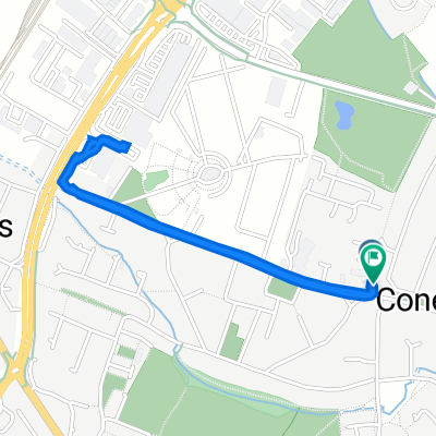 St Oswalds Vicarage, Coney Hill Road, Gloucester to St Oswalds Vicarage, Coney Hill Road, Gloucester