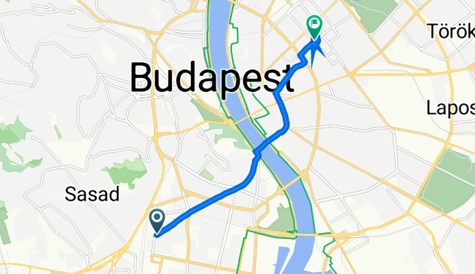 Bartók Béla út 152L., Budapest to Izabella utca 39A., Budapest