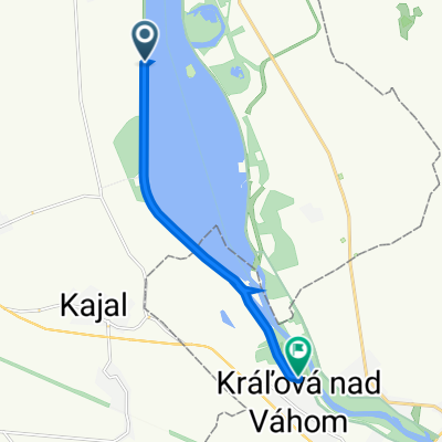 Cesta bez názvu, Váhovce do Kráľová nad Váhom