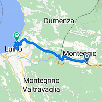 Ressega, Monteggio nach Via della Vittoria, Luino