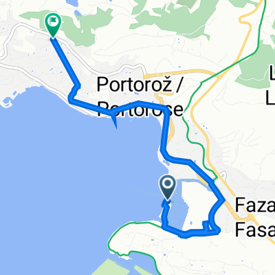 Cesta solinarjev 8, Portorož do Belokriška cesta 23